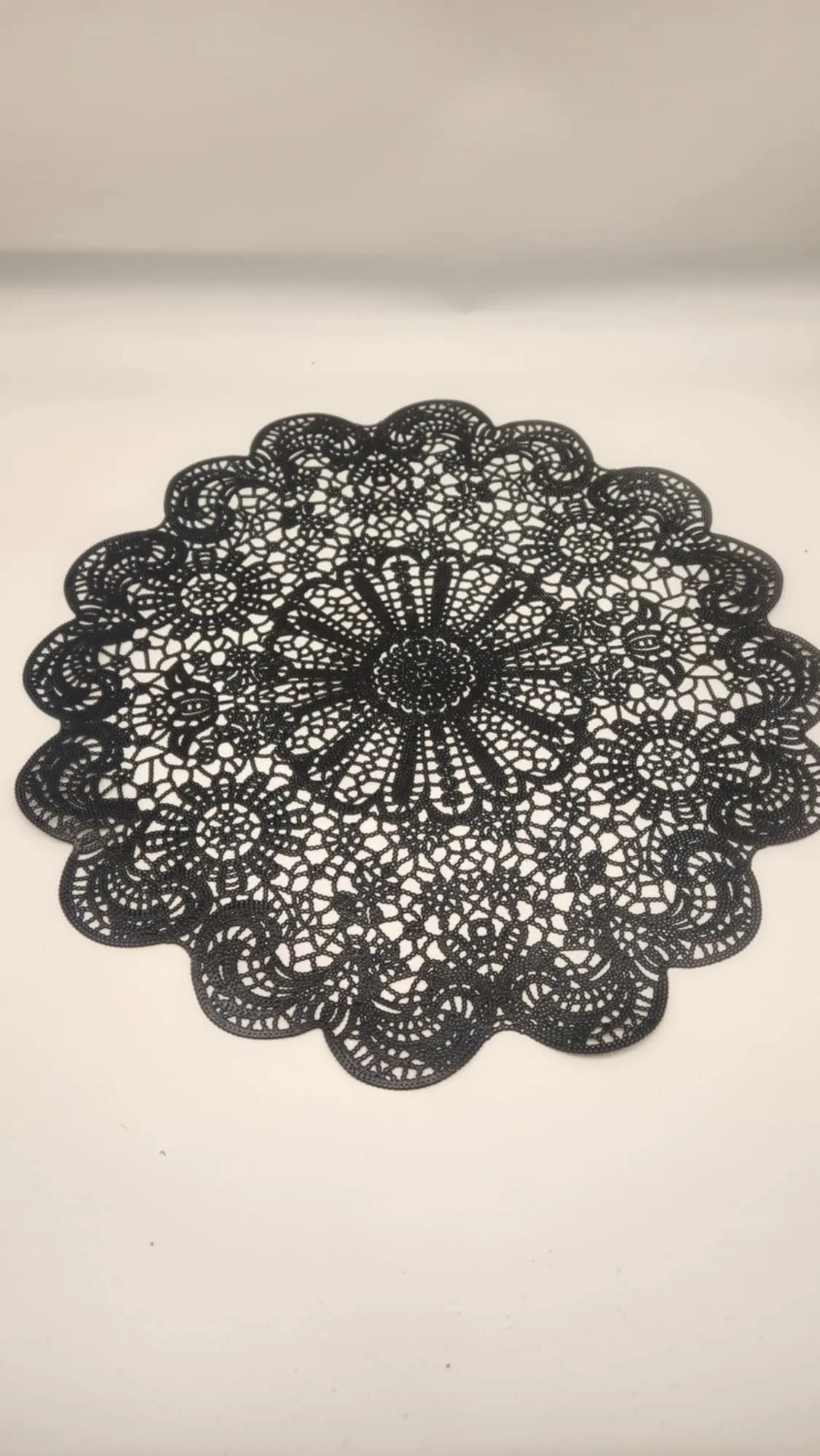 Black placemats 