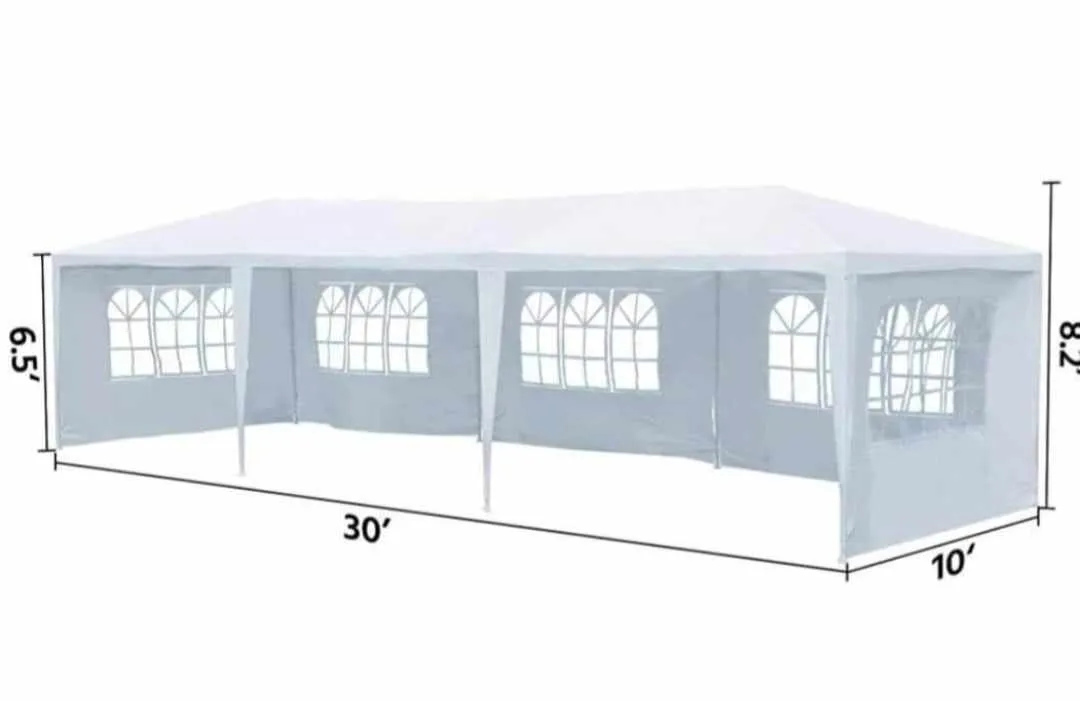10x30 Tent With Sidewalls