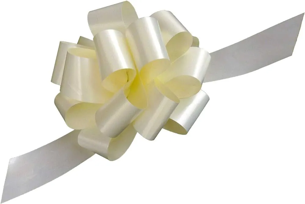 Ivory Pew bows  set of 10 