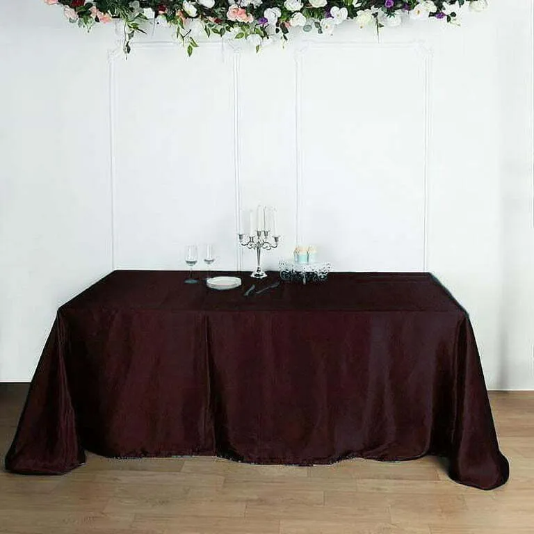 Brown  Rectangle tablecloth 90"x156" 