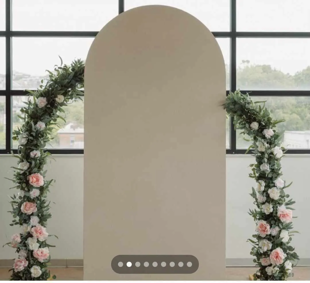 large flower 2 piece arches