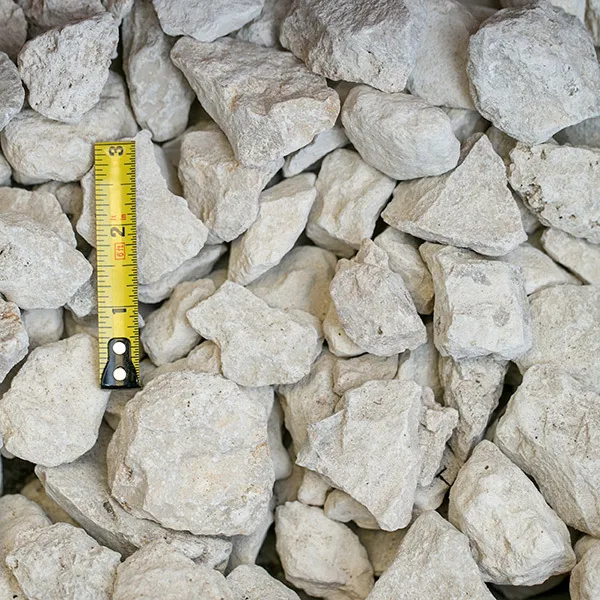3 Inch Clean Lime Stone