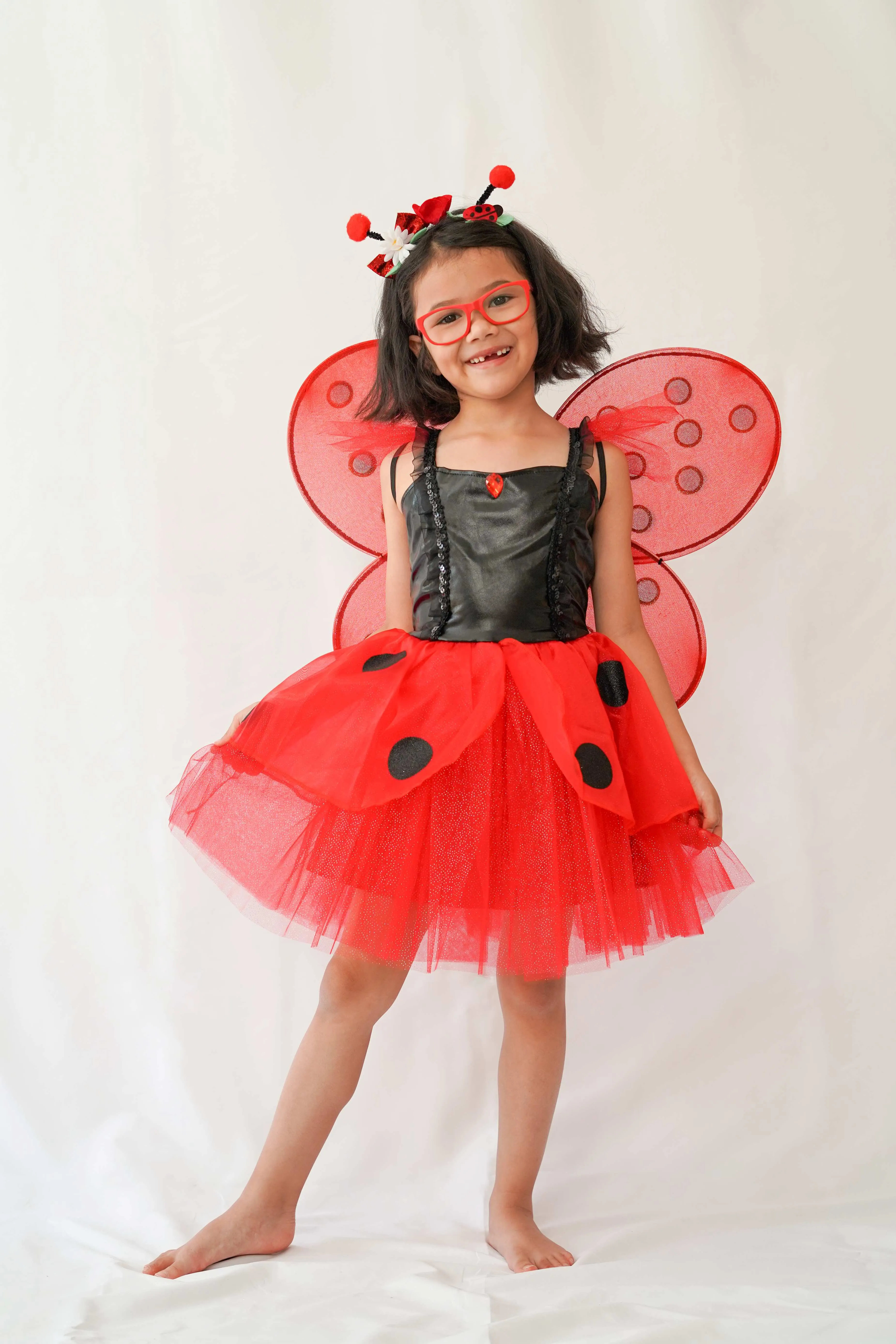 Lucky Ladybug Dress & Headband
