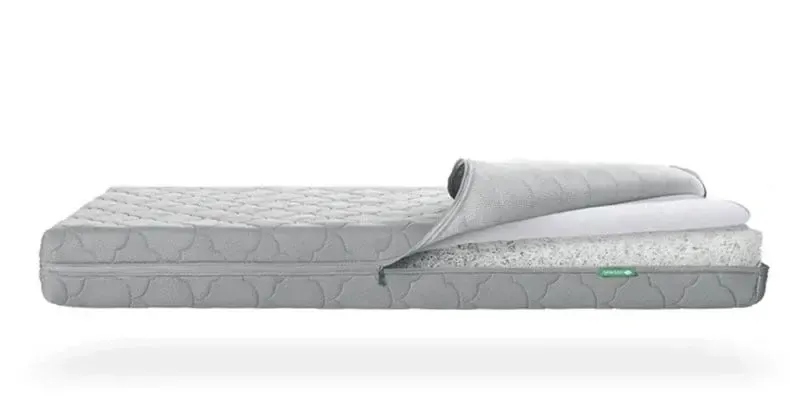 Newton Mattress includes sheet and protector
