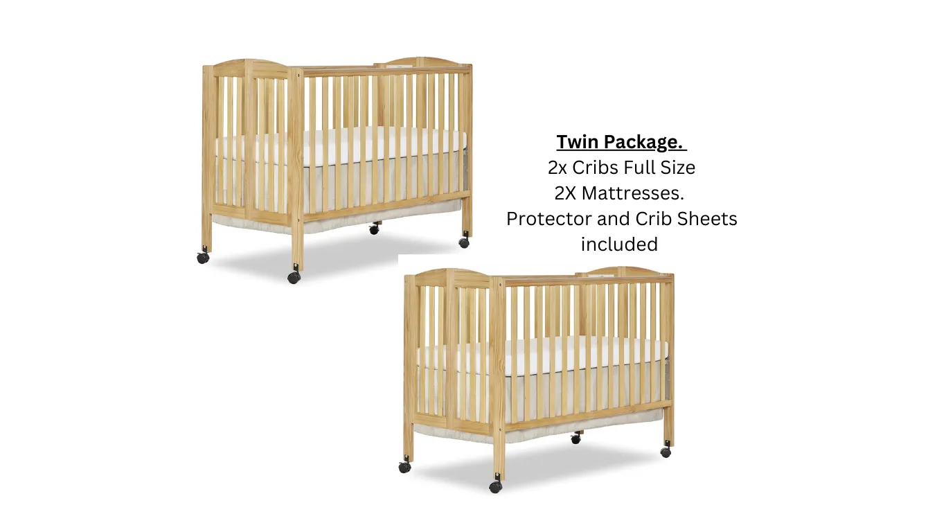 Twin Package - Two full size crib