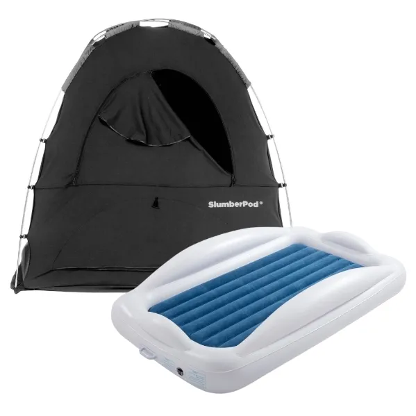 SlumberPod  + Toddler Hippo Air Mattress