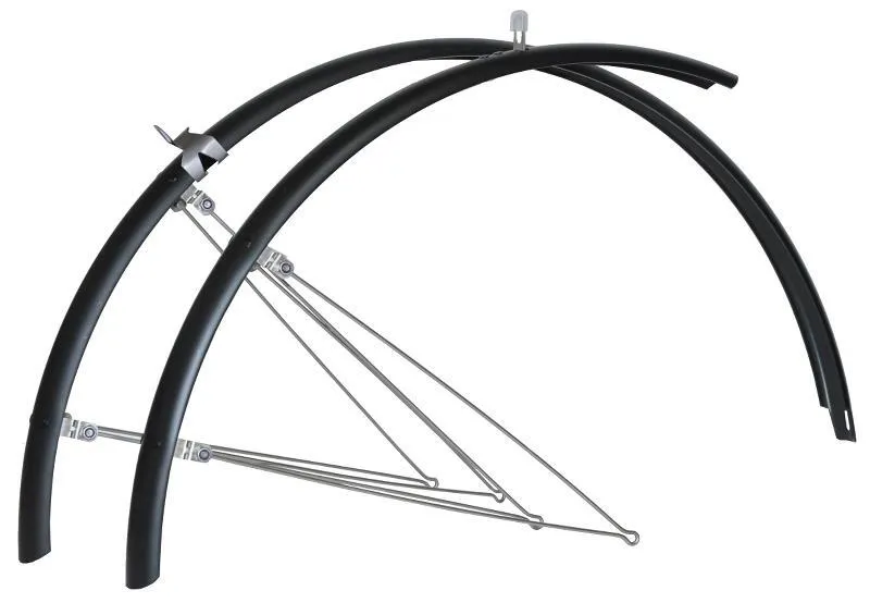 Skærmsæt helskærme blank sort