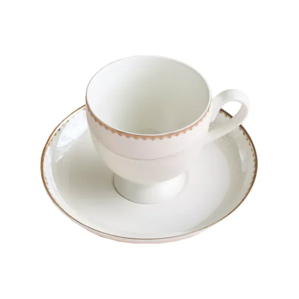Cup & Saucer - Luxe Gold 