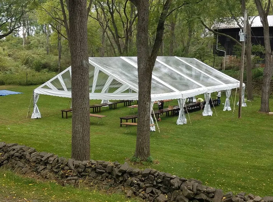 Tent rental cost setup Vancouver