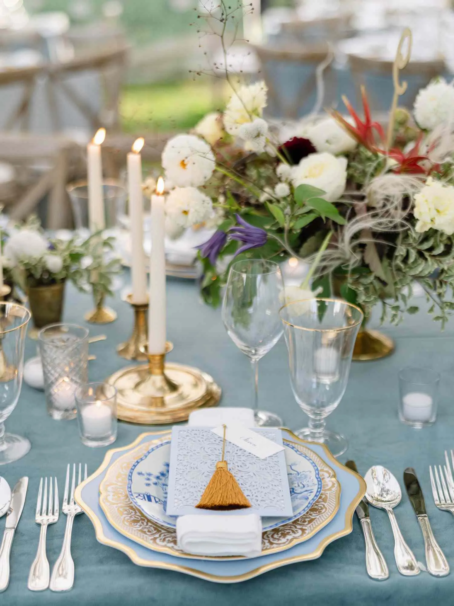Crockery rentals Vancouver event table setup