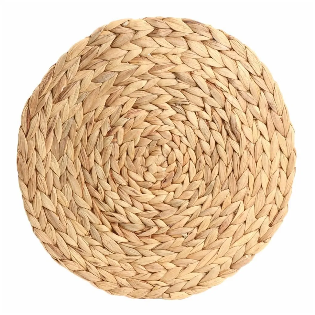 CHARGER/ PLACEMAT: 13" Water Hyacinth rattan braided charger/ placemat {boho collection}