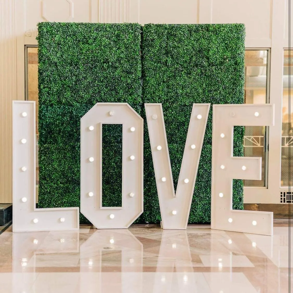 5 Foot marquee "LOVE" letters