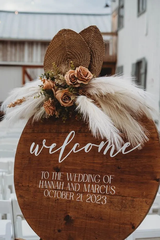 FLORAL SIGN SWAG: Boho SIGN SWAG Dark  {boho collection only}