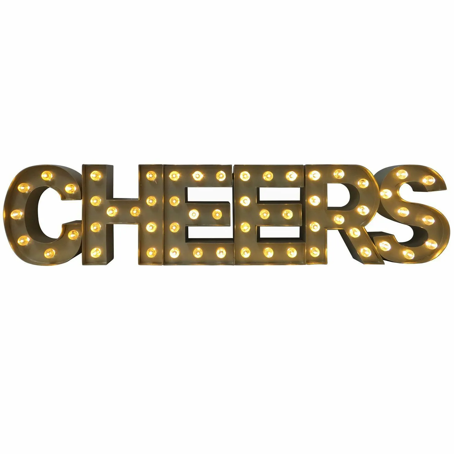SIGN: CHEERS light up