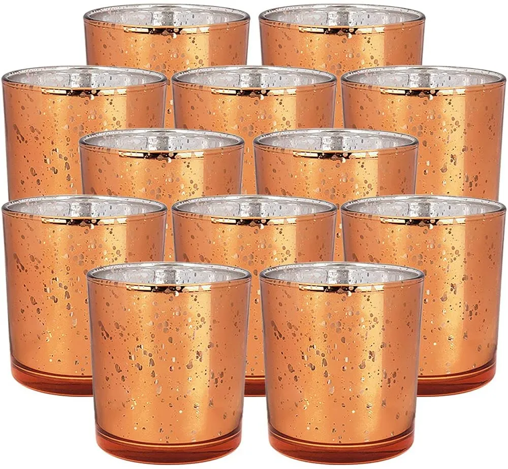 TABLESCAPES: copper votives {Boho collection ONLY}