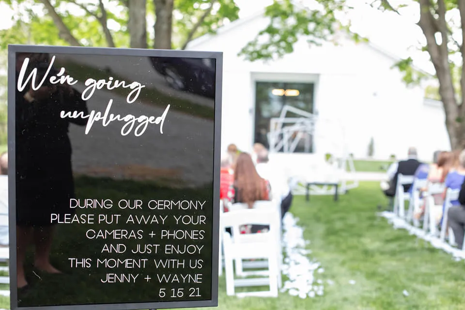 BLACK SIGN: 22" X 28" Black acrylic with metal stand [black+white collection]