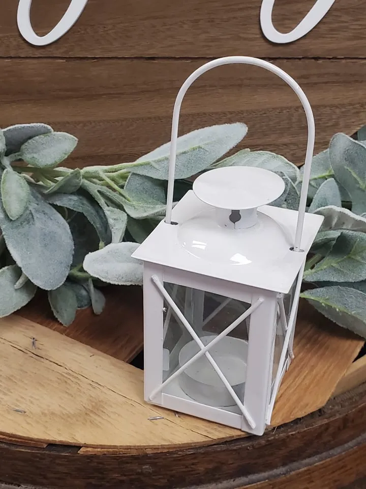 LANTERNS: 4" mini white (max 16)