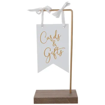 SIGN: small cards and gifts pendant wood