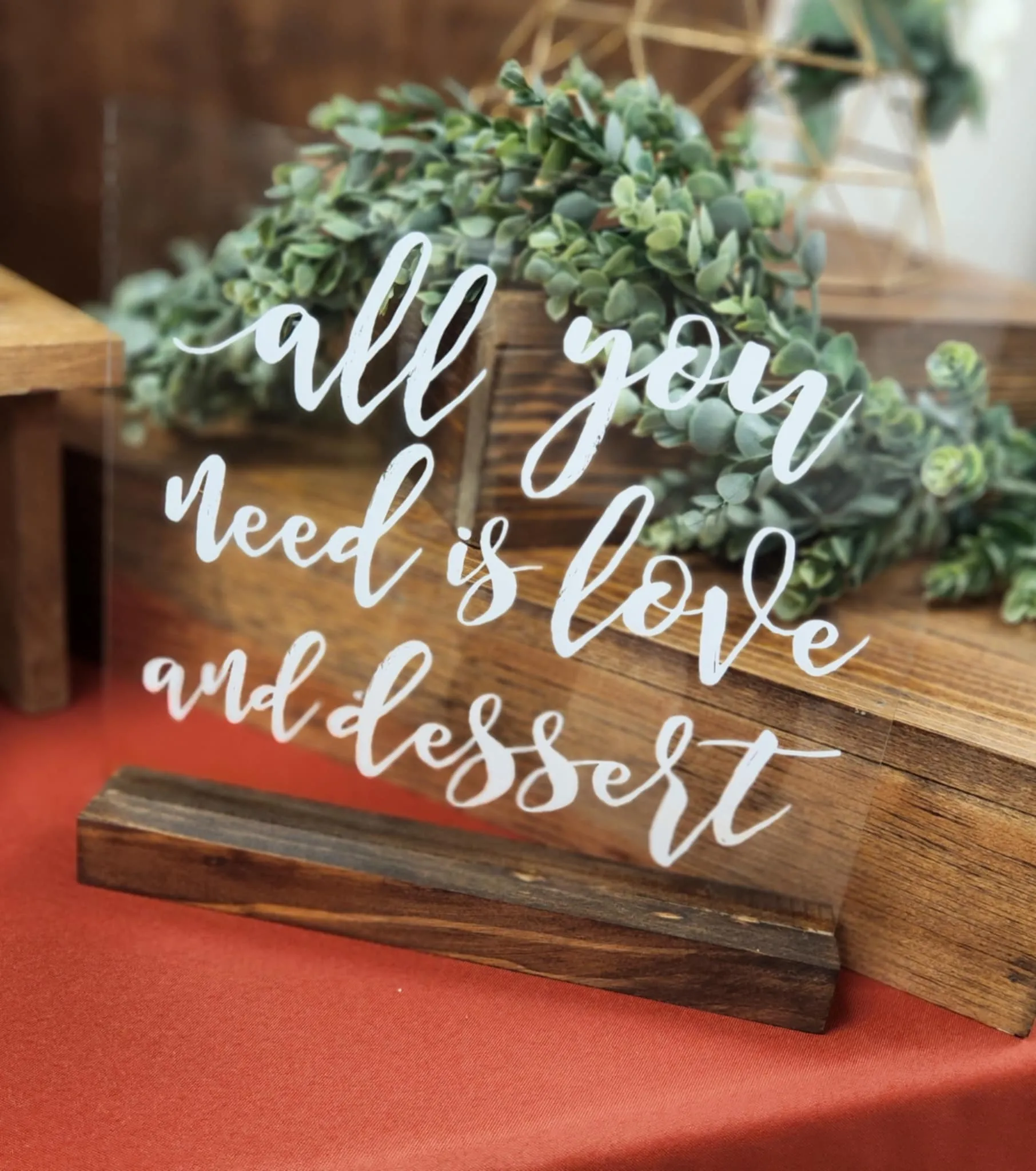 SIGNS: All you need is love and dessert 