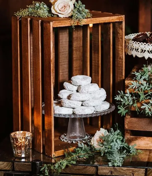 DESSERT/DISPLAY: CRATES WOOD (MAX 3)