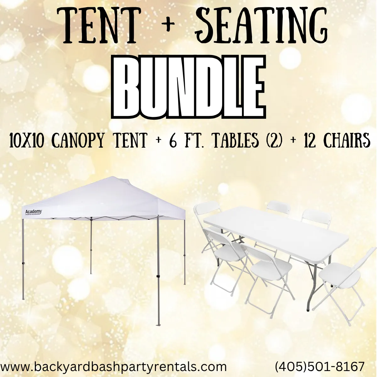 Tent + Seating Bundle