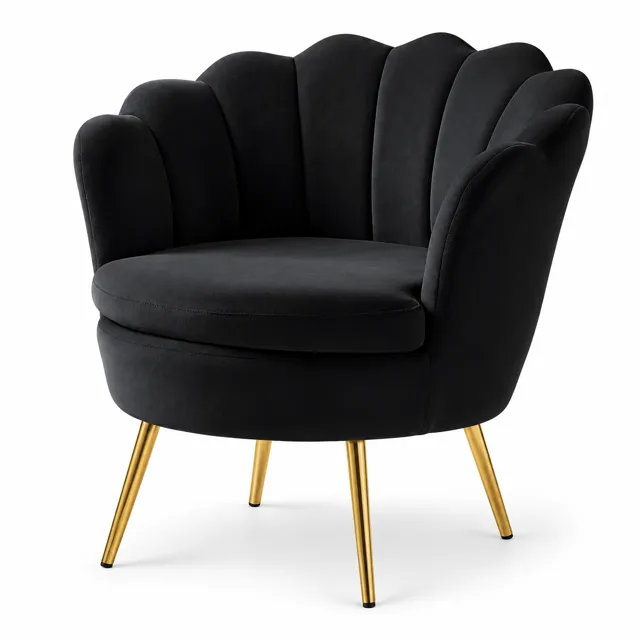 Black Lounge Chair