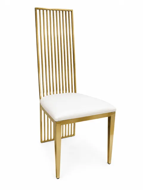 Gold High Back Chair