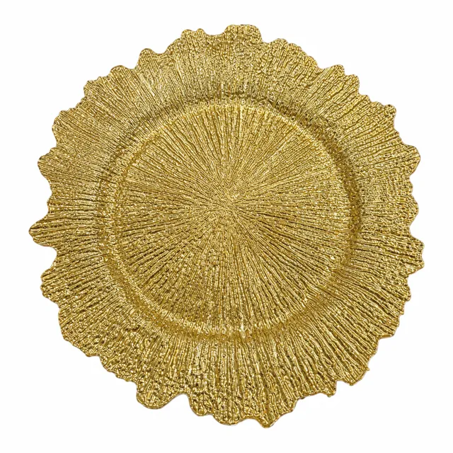 Gold Coral Charger