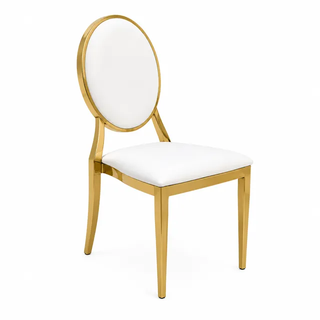 Oval back chair