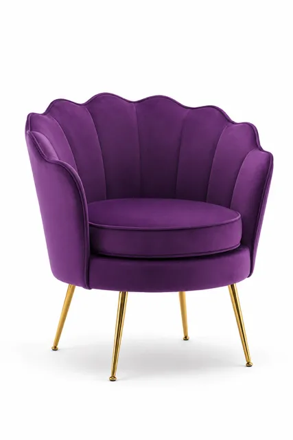 Purple Lounge Chair