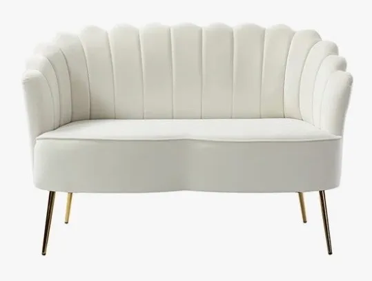 White Loveseat