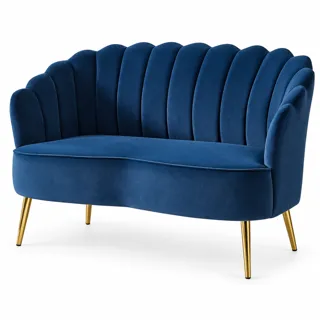 Blue Loveseat