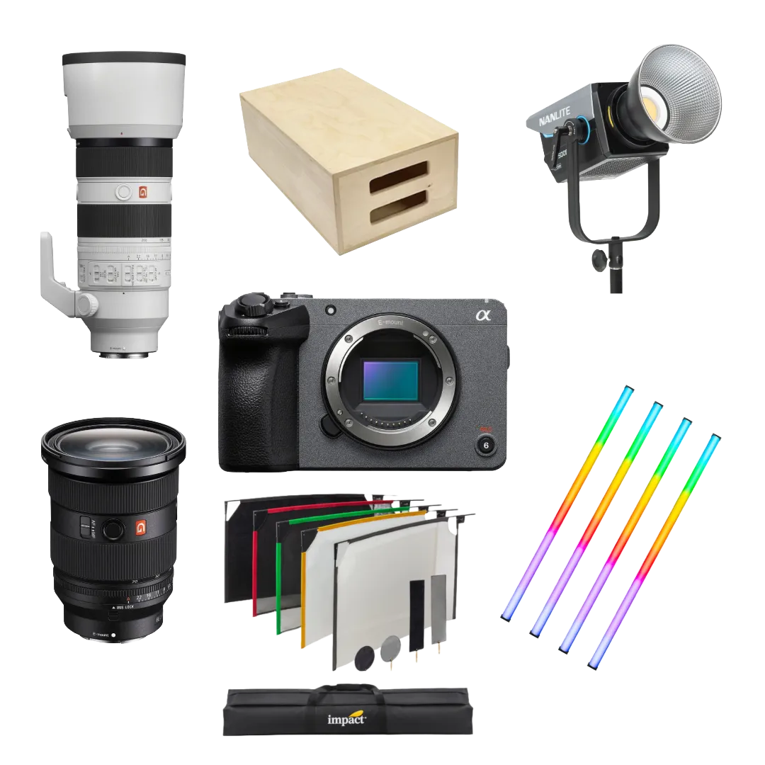 Paquete Sony FX30 + Luces y Grip