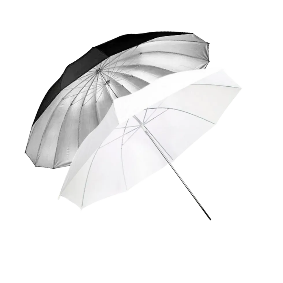 Sombrilla Difusora y Negra c/ Reflectivo