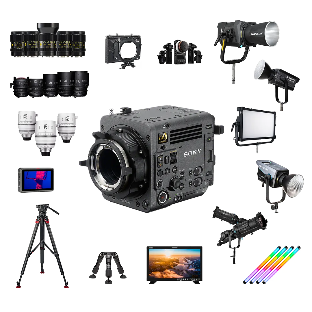 Paquete Sony Burano + Luces y Grip