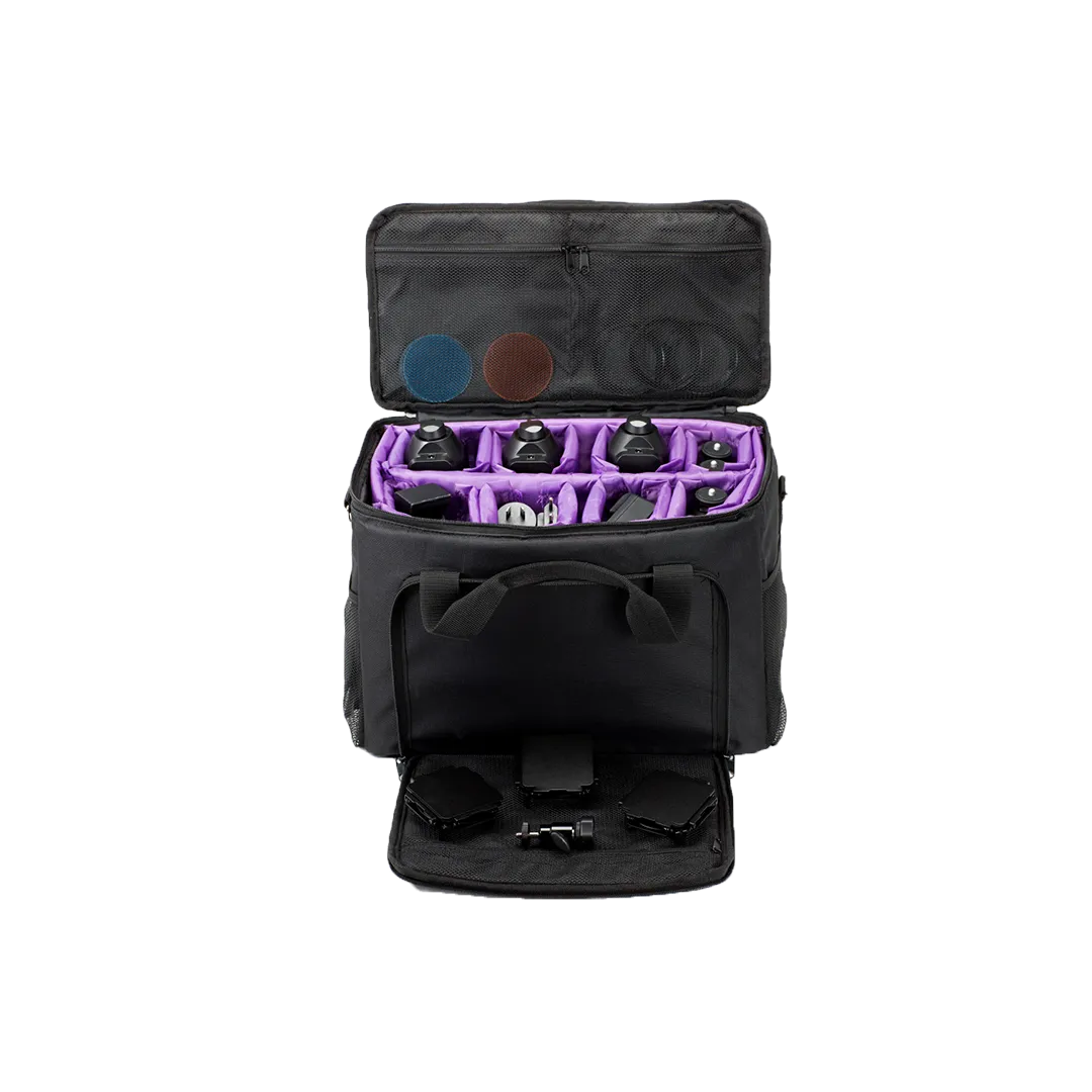 Valija de 3 LitePanels Caliber c/ dimmer