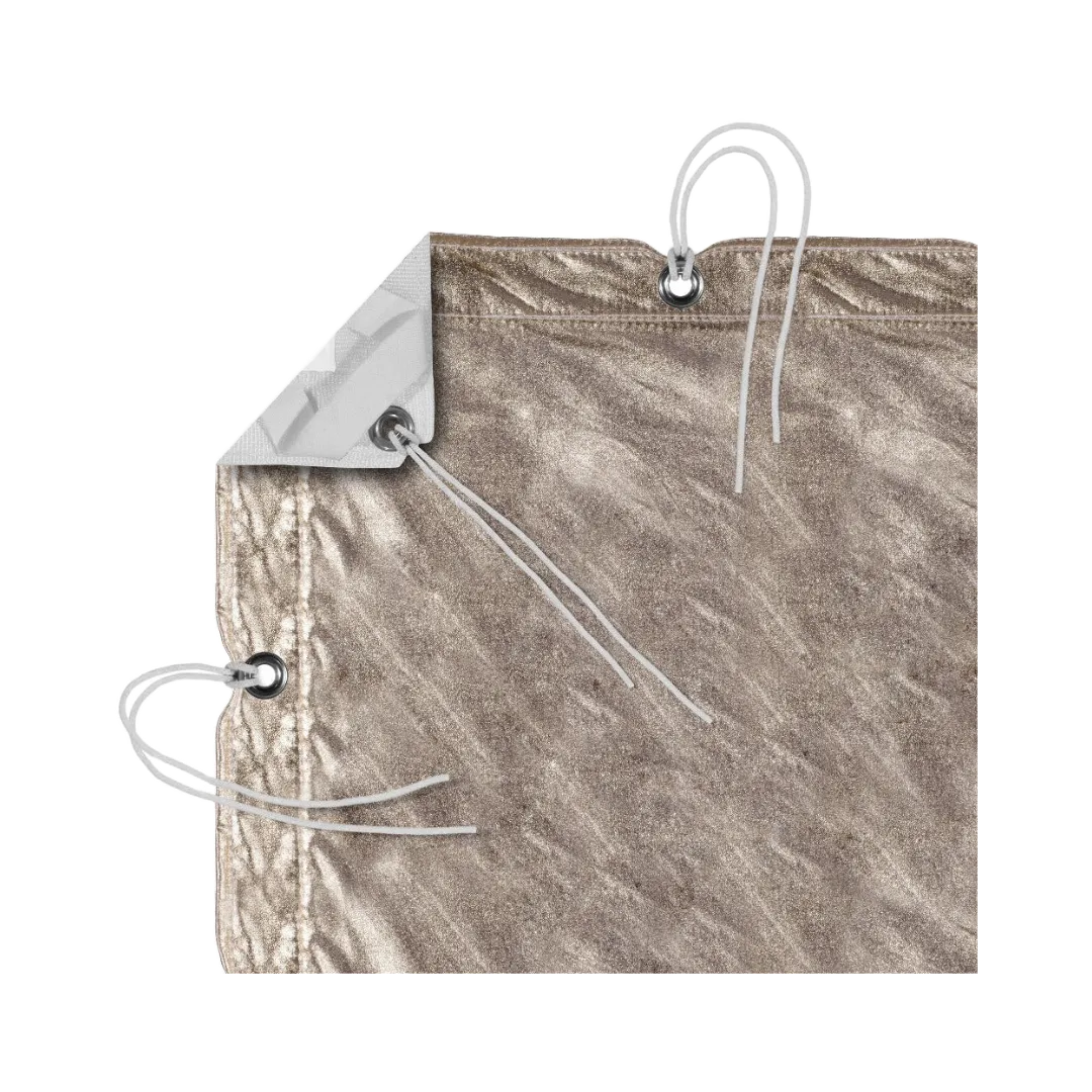 Tela Reflectiva Gold/Blanca