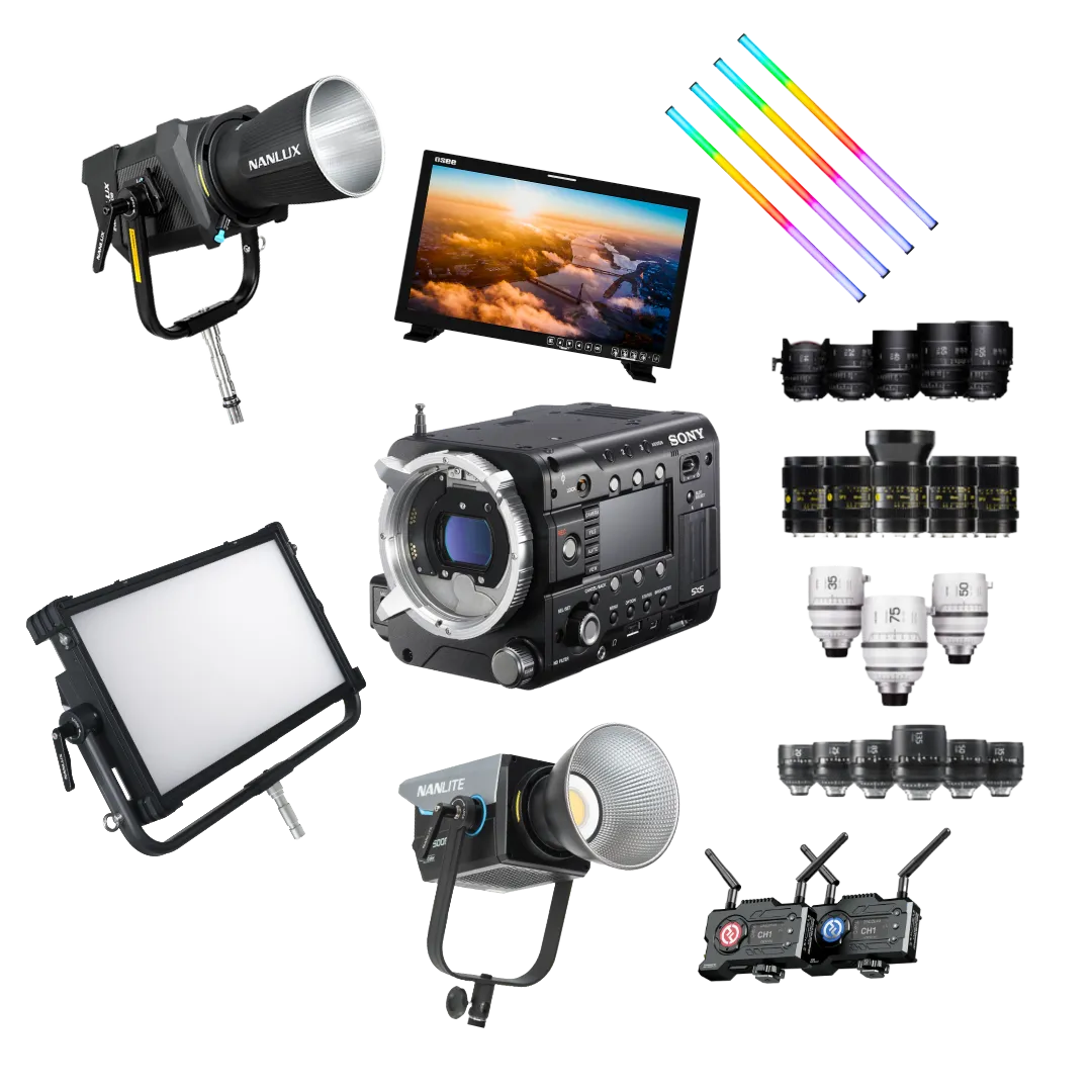 Paquete Sony F55 + Luces y Grip