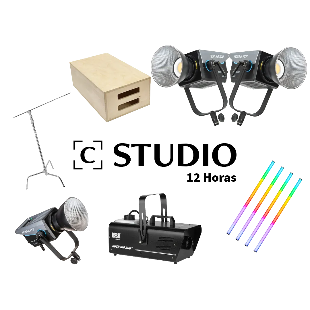 Paquete Estudio Jornada Completa + Luces y Grip