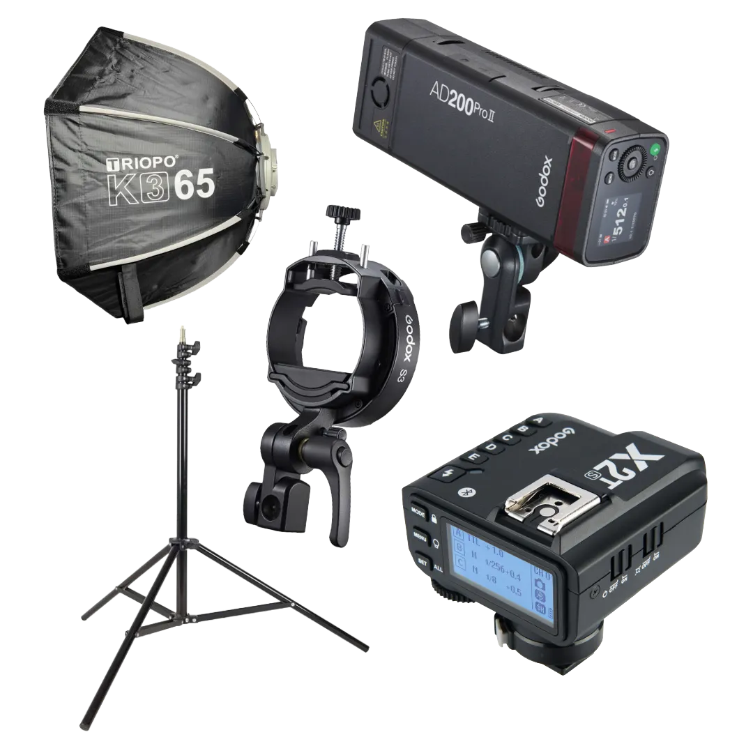 Full Set Flash Godox AD200 Pro II