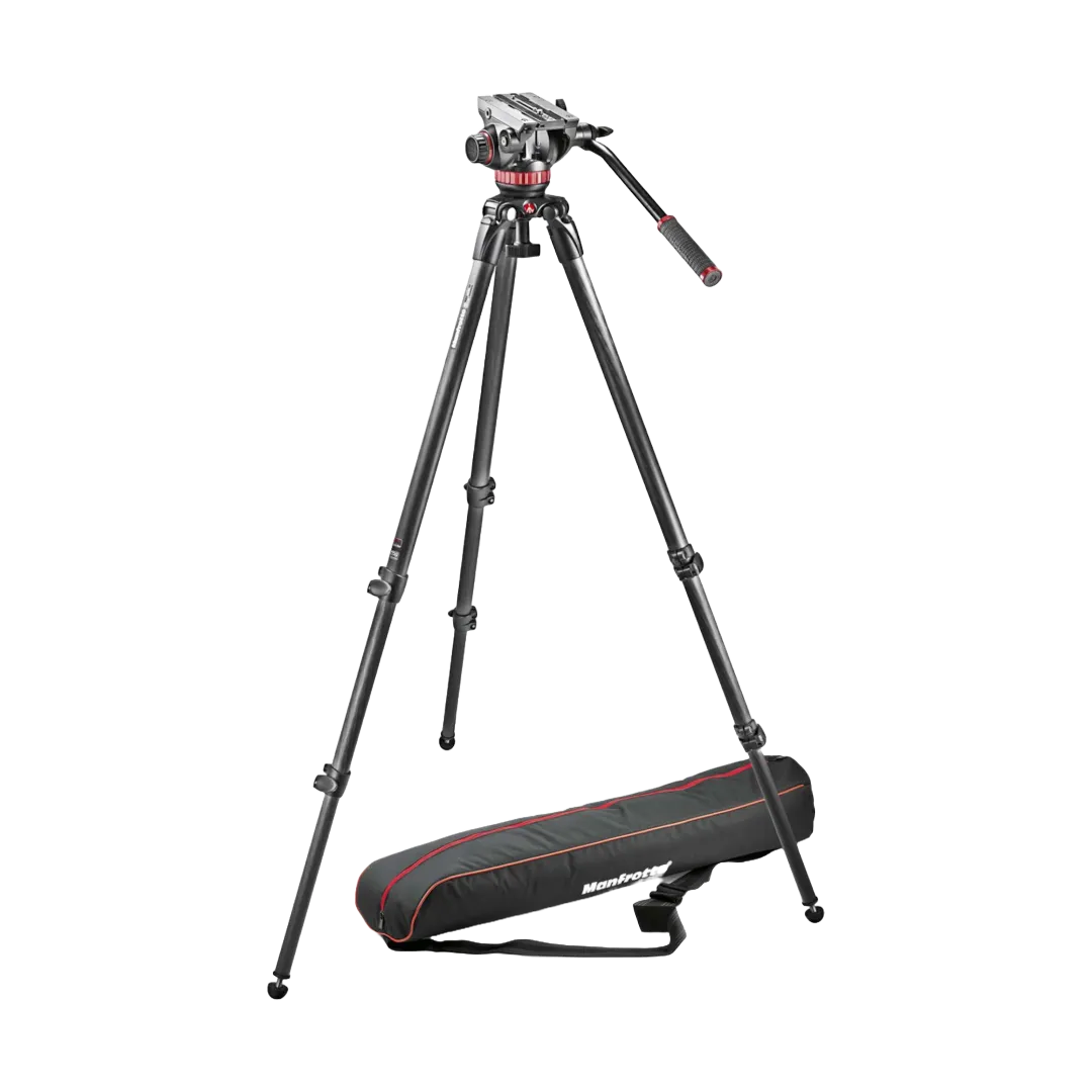 Tripode Manfrotto 535 MPRO + Cabezal MVH502A