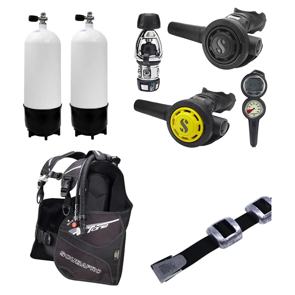 Two Cylinders - Hard Gear Scuba Bundle (SELECT SIZES BELOW)