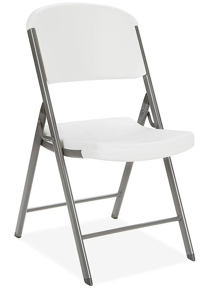 White Heavy Duty Folding Chair