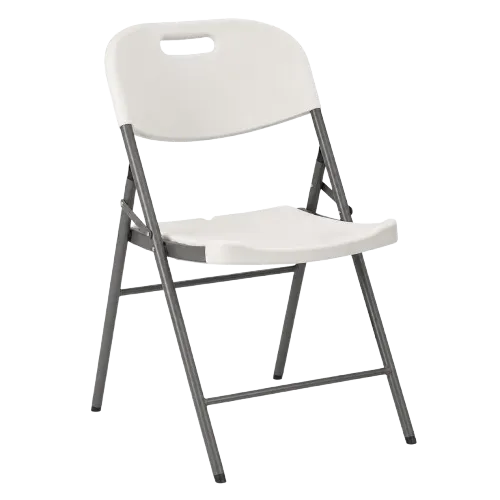 White Heavy Duty Folding Chair