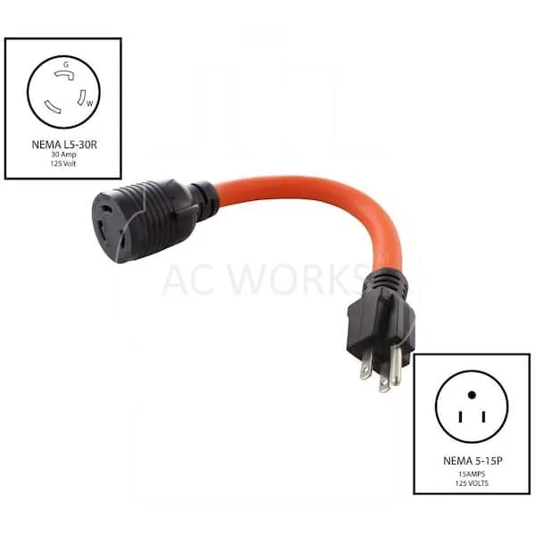 MSP Male Edison to Female New Twist Lock Adapter