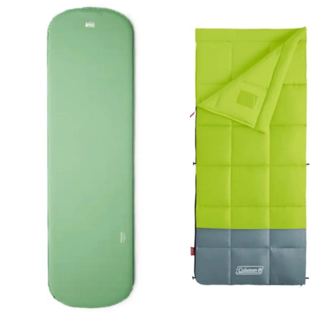 Adult Sleeping Bag and Pad