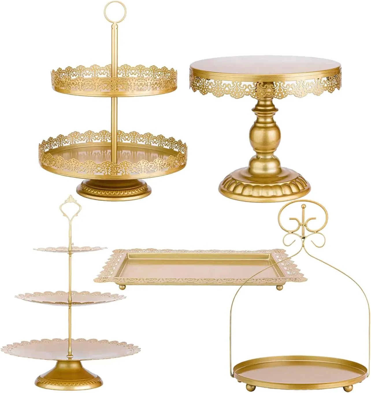 Gold party stand set