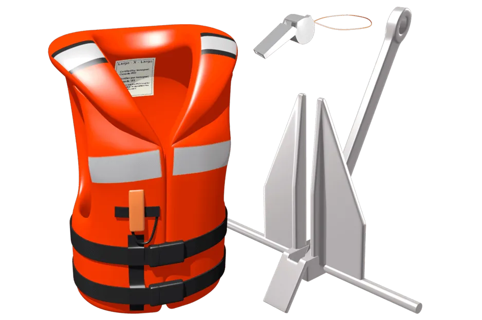 Equipements de sécurité nautique collection image