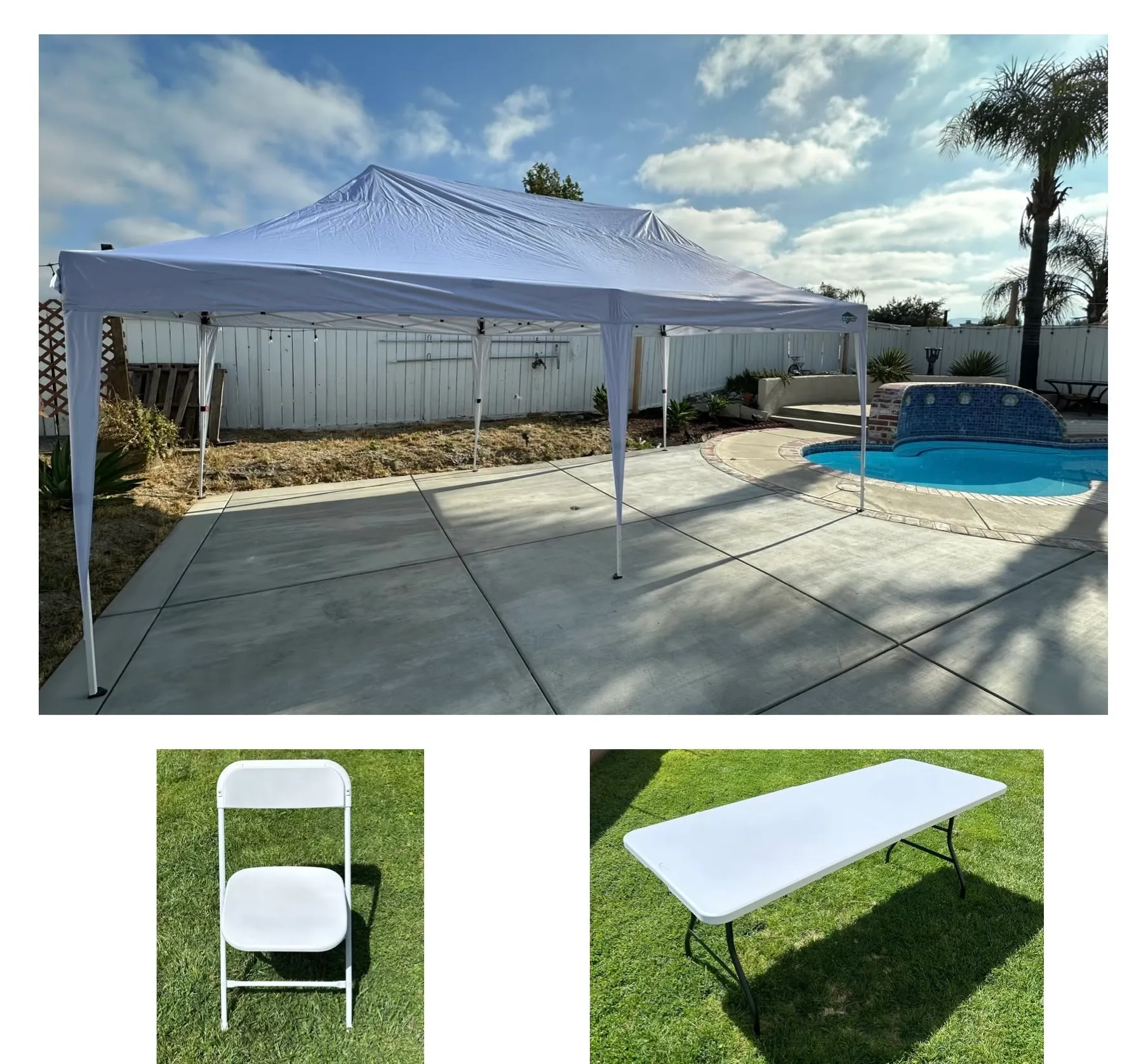 10 x 20 Canopy Party Package 