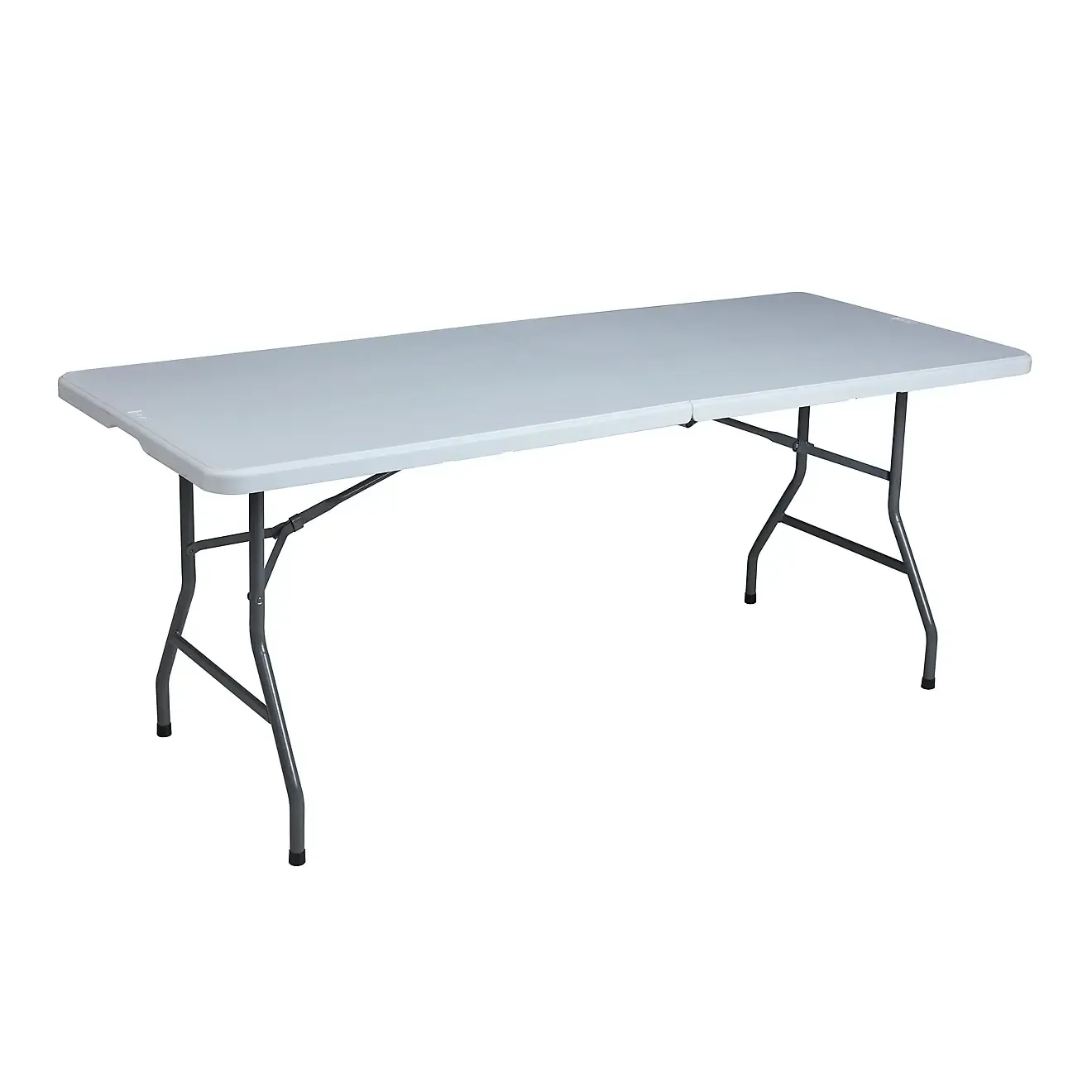 6' x 30"  White Bifold Banquet Table